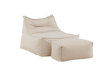 Garten- Loungesessel Hello Kombi - Wahlweise in Weiß/Braun oder Beige