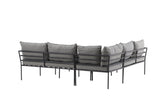 Garten Loungeset Felicita – Ecksofa mit 4 Sitzplätzen und Couchtisch