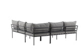 Garten Loungeset Felicita – Ecksofa mit 4 Sitzplätzen und Couchtisch