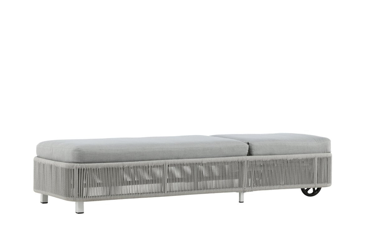 Garten Sonnenliege Mila - aus Polyester/Metall
