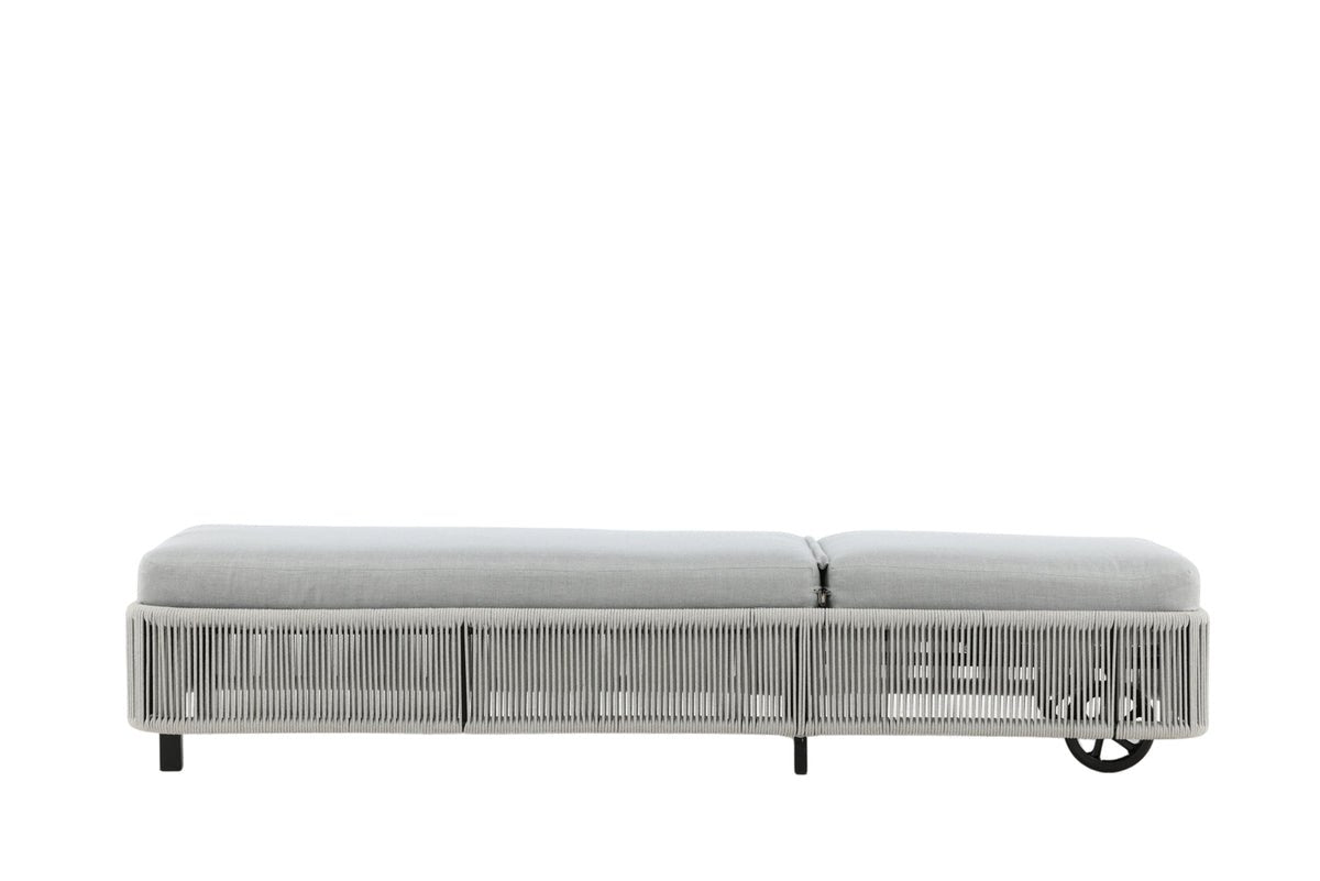 Garten Sonnenliege Mila - aus Polyester/Metall