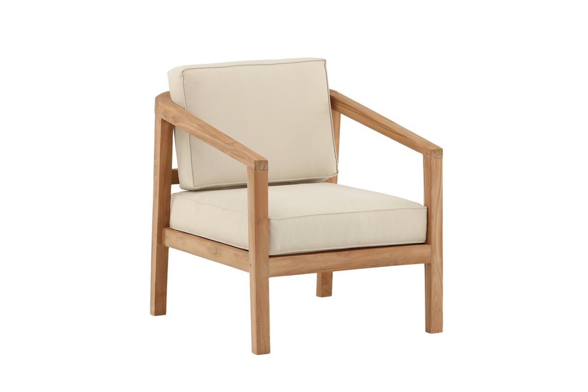 Garten Stuhlkissen Africa - aus Polyester in Beige