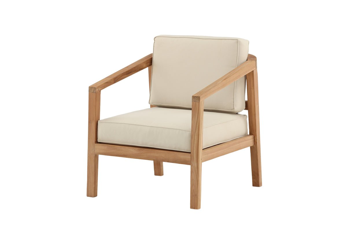 Garten Stuhlkissen Africa - aus Polyester in Beige