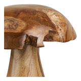 Gartenfigur Orvaina - aus Teak in Pilzform ( 2er Set)