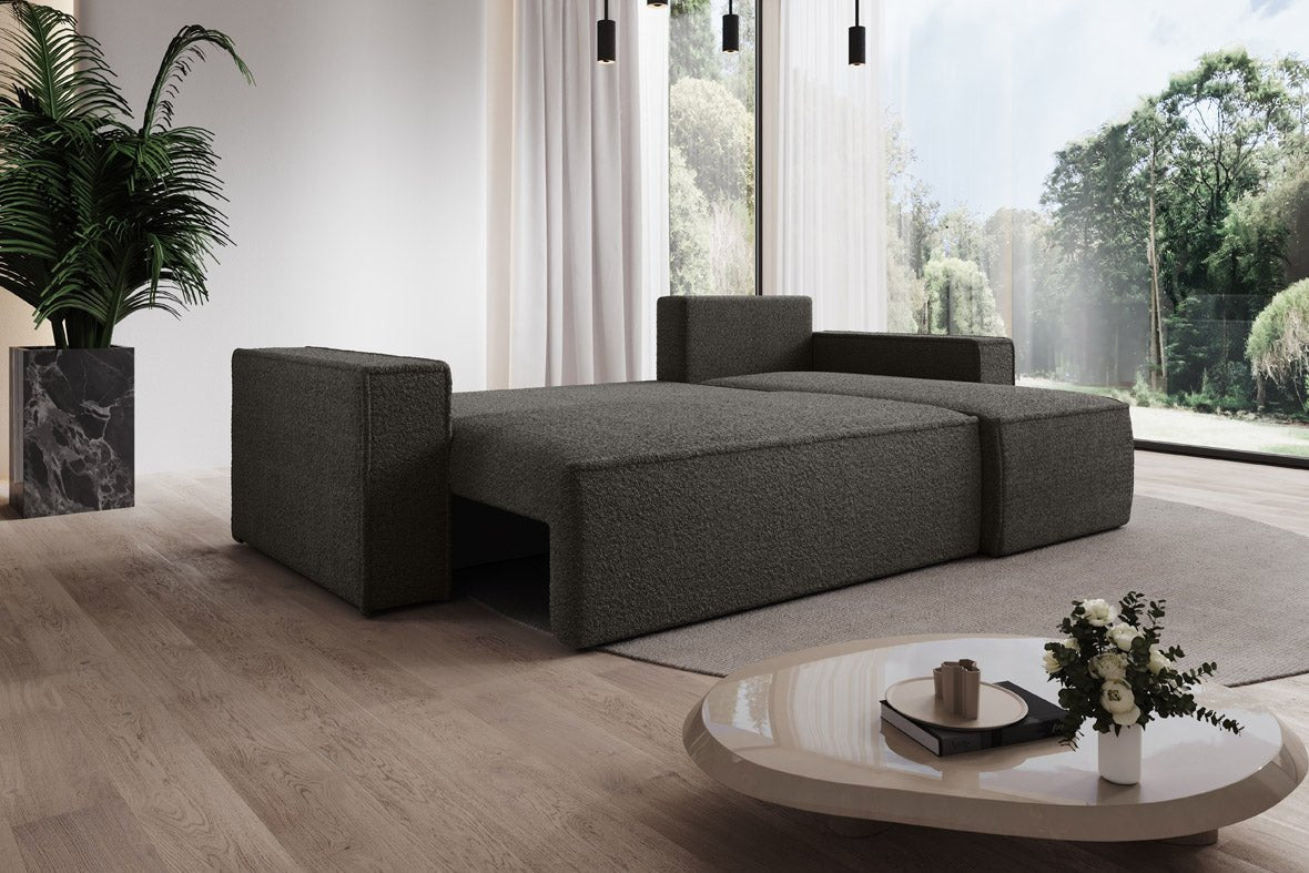 Designer Sofa Lorenzo Schlaffunktion und Stauraum aus Frrotte