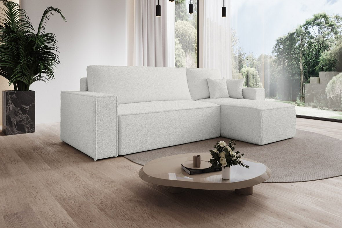 Designer Sofa Lorenzo Schlaffunktion und Stauraum aus Frrotte