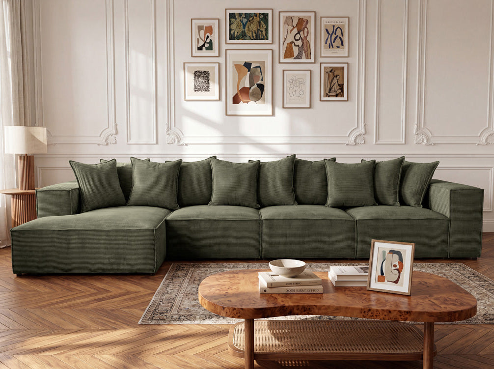 Designer Sofa Largo L Maxi in Cord