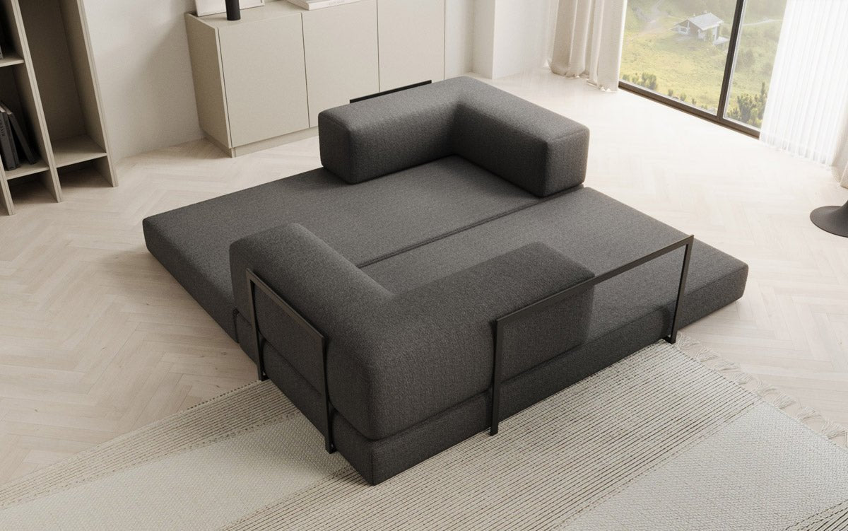 Designer Sofa Lazy 3 Sitzer in Bouclé