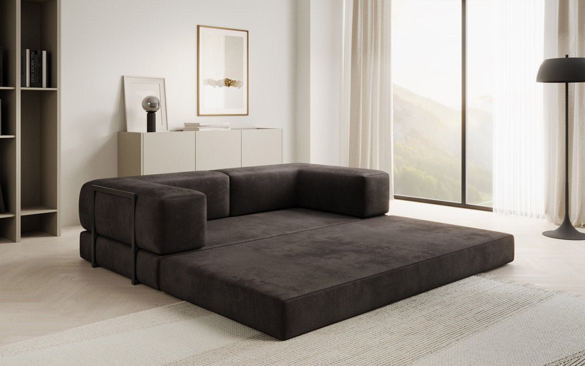 Designer Sofa Lazy 3 Sitzer in Samt