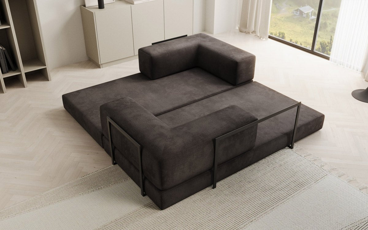 Designer Sofa Lazy 3 Sitzer in Samt