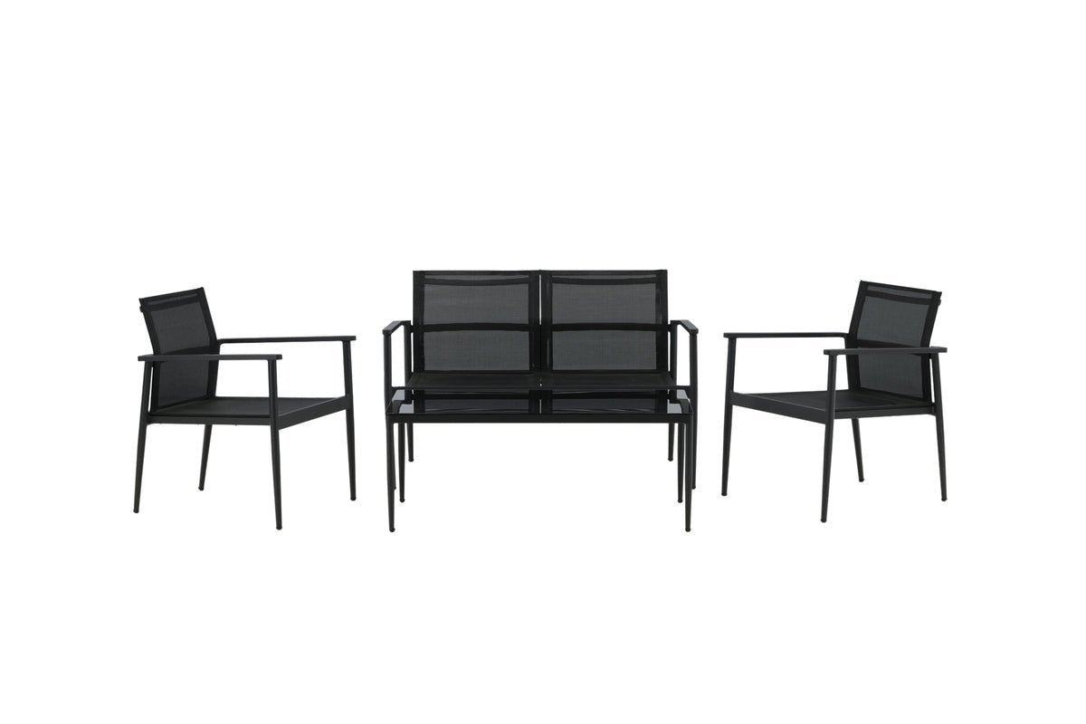 Loungeset Rugby - wahlweise in Schwarz oder Weiß/Grau