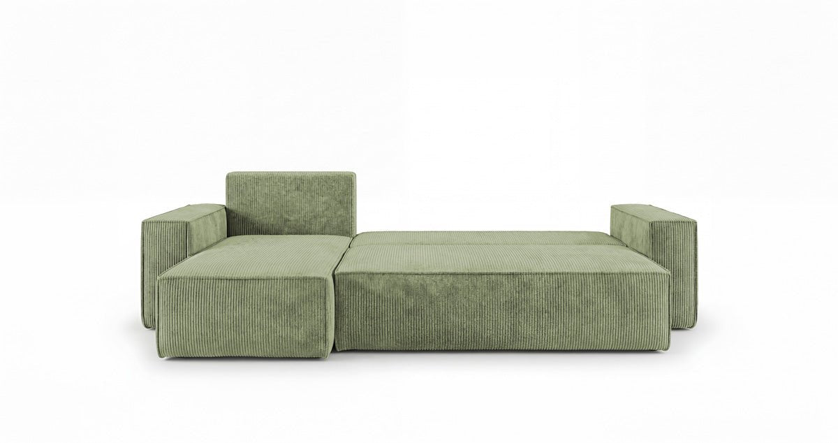 Designer Sofa Lunaro Mini mit Schlaf- und Klappfunktion in Cord