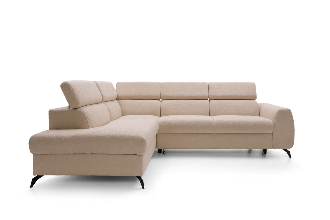 Designer Ecksofa Stille mit Schlaf- und Klappfunktion