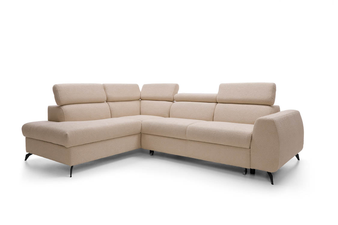 Designer Ecksofa Stille mit Schlaf- und Klappfunktion