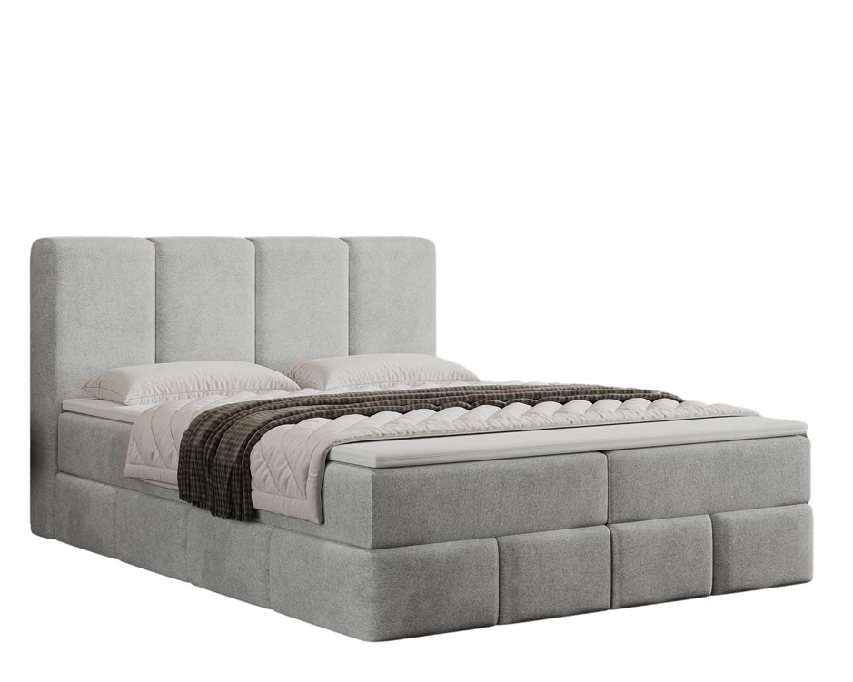 Boxspringbett Venedig Samt mit Stauraum