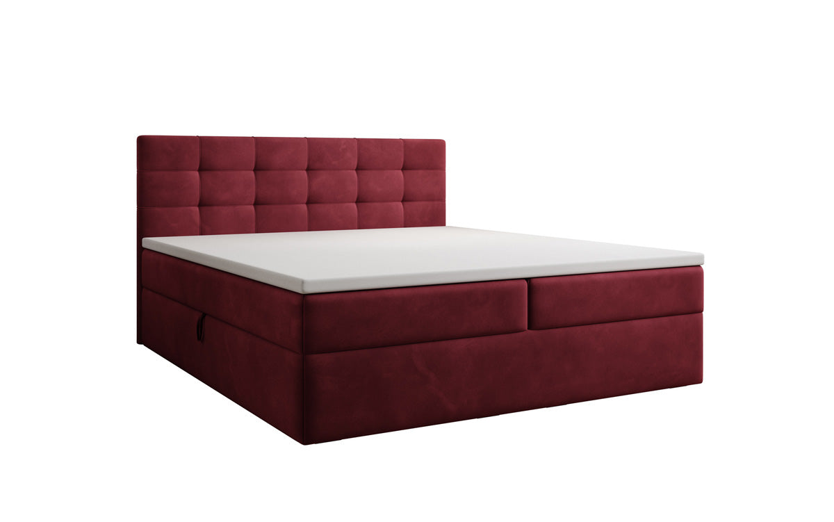 Boxspringbett Lux Samt mit Stauraum