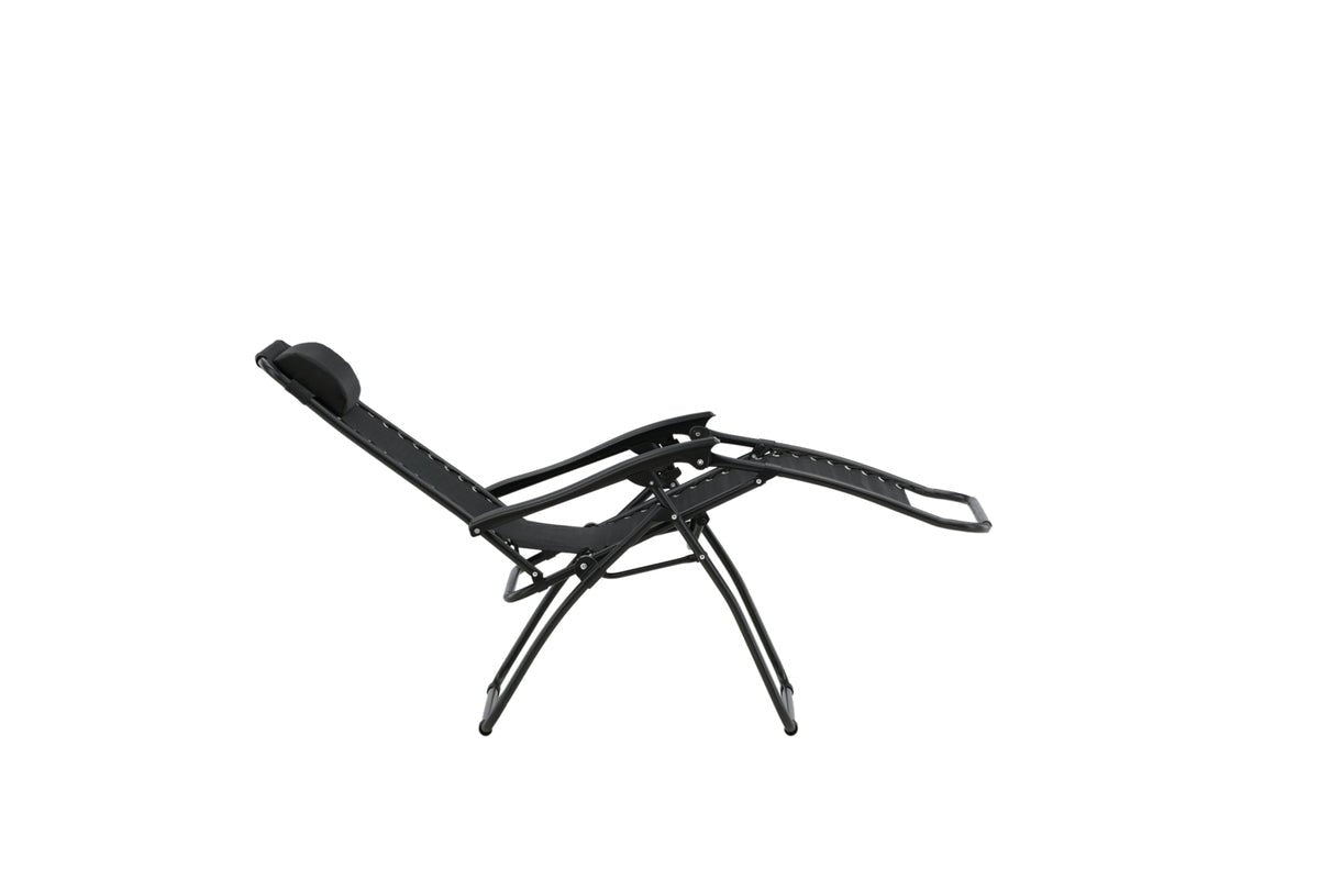 Sonnenliege Trainline - in wahlweise Grau oder Schwarz mit Faltfunktion