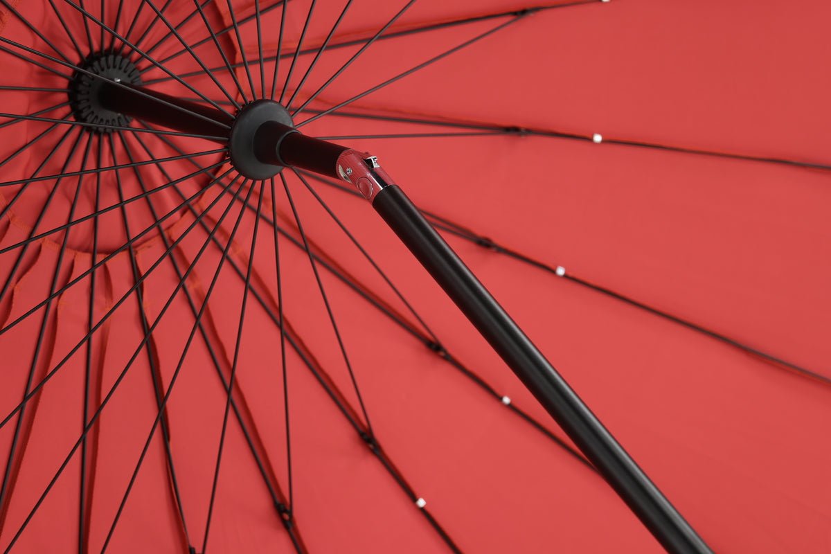 Sonnenschirm Rivierra – Ø270 cm in der Farbe Rot