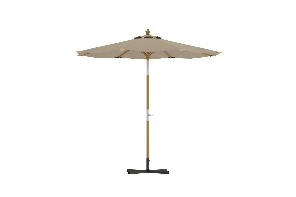 Sonnenschirm Solara – Ø270 cm in der Farbe Beige