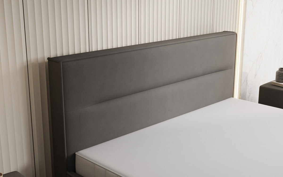 Designer Polsterbett Merry Stoff mit Stauraum