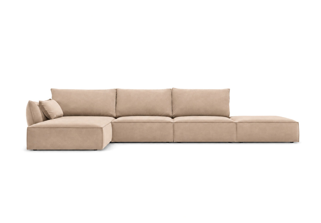 Designer Sofa Nuvola L Open in Samt