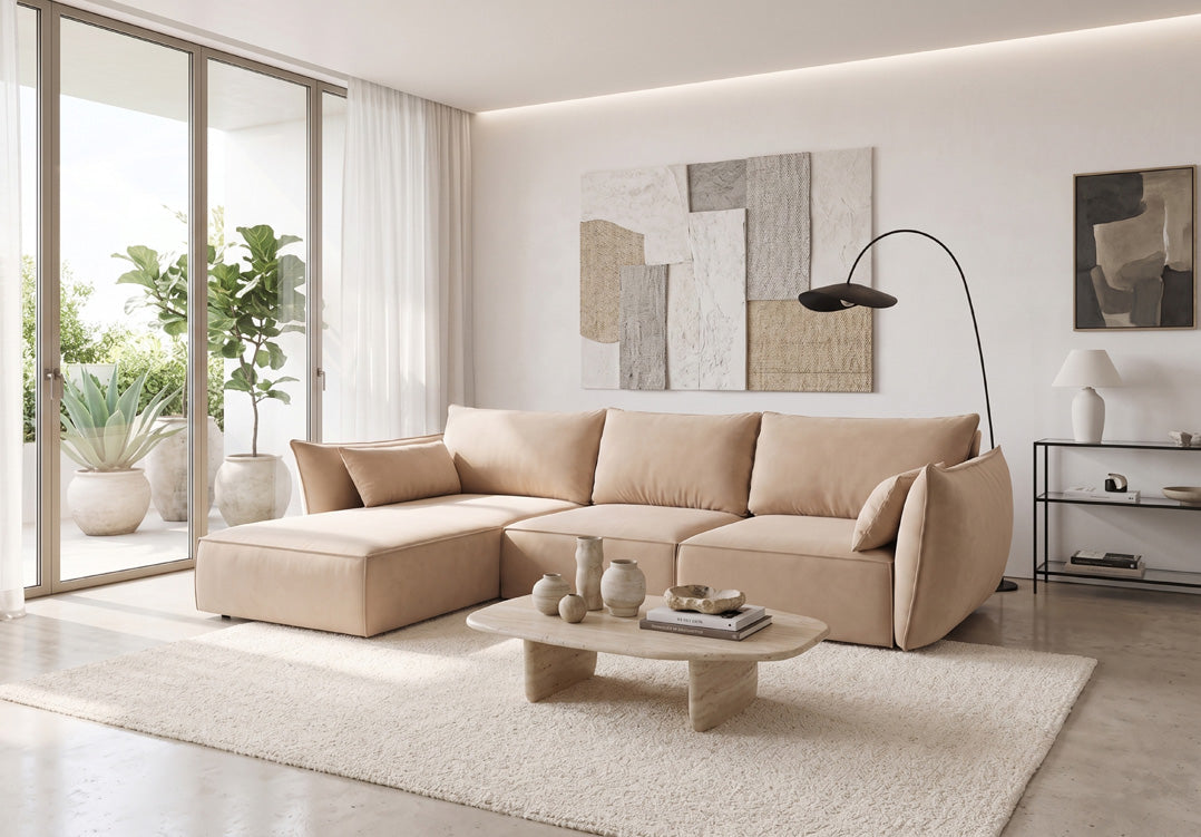 Designer Sofa Nuvola L in Samt