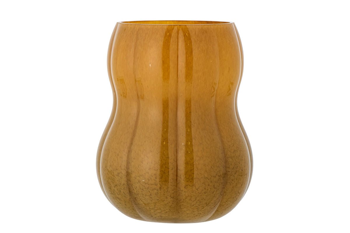 Vase „Brunella“ – Braunes Glas