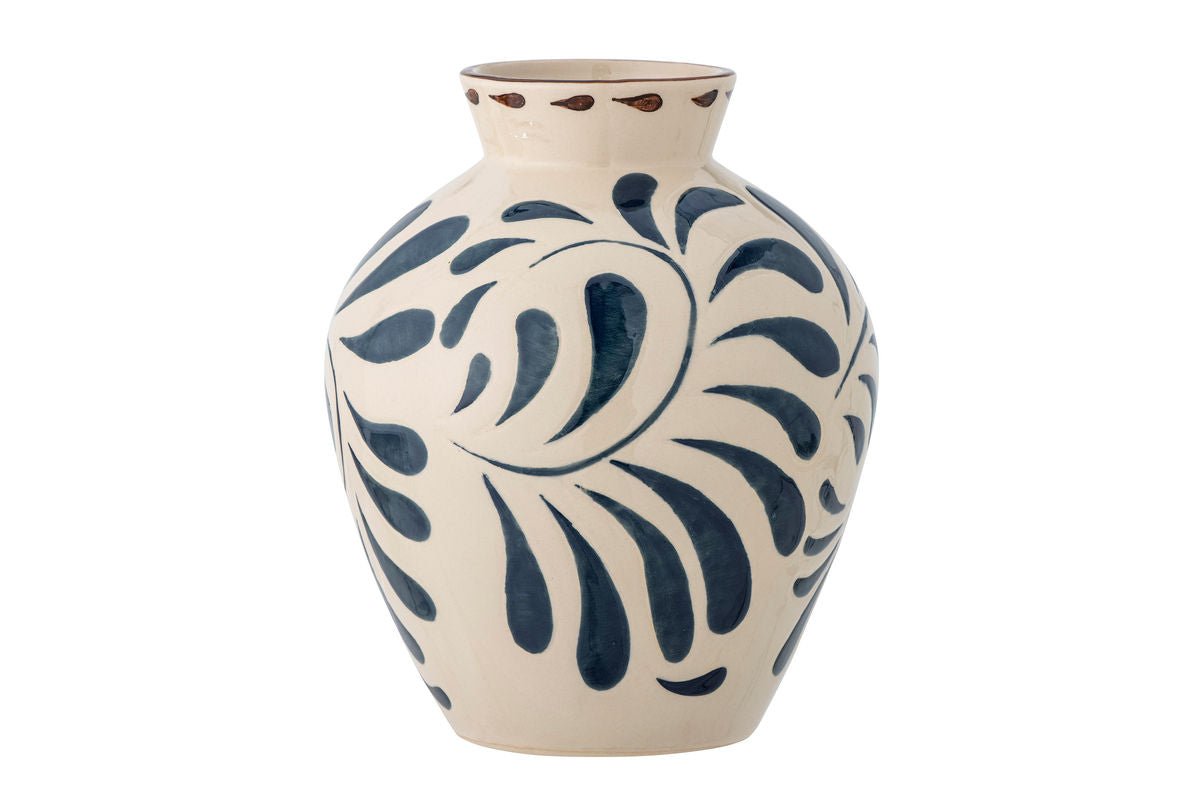 Vase „Nerico“ – Blaues Steingut