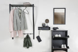 Designer Wandgarderobe Arcos - Schwarz