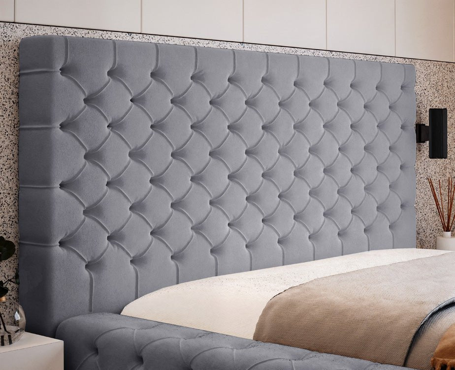 Designer Polsterbett Lana Samt mit Stauraum