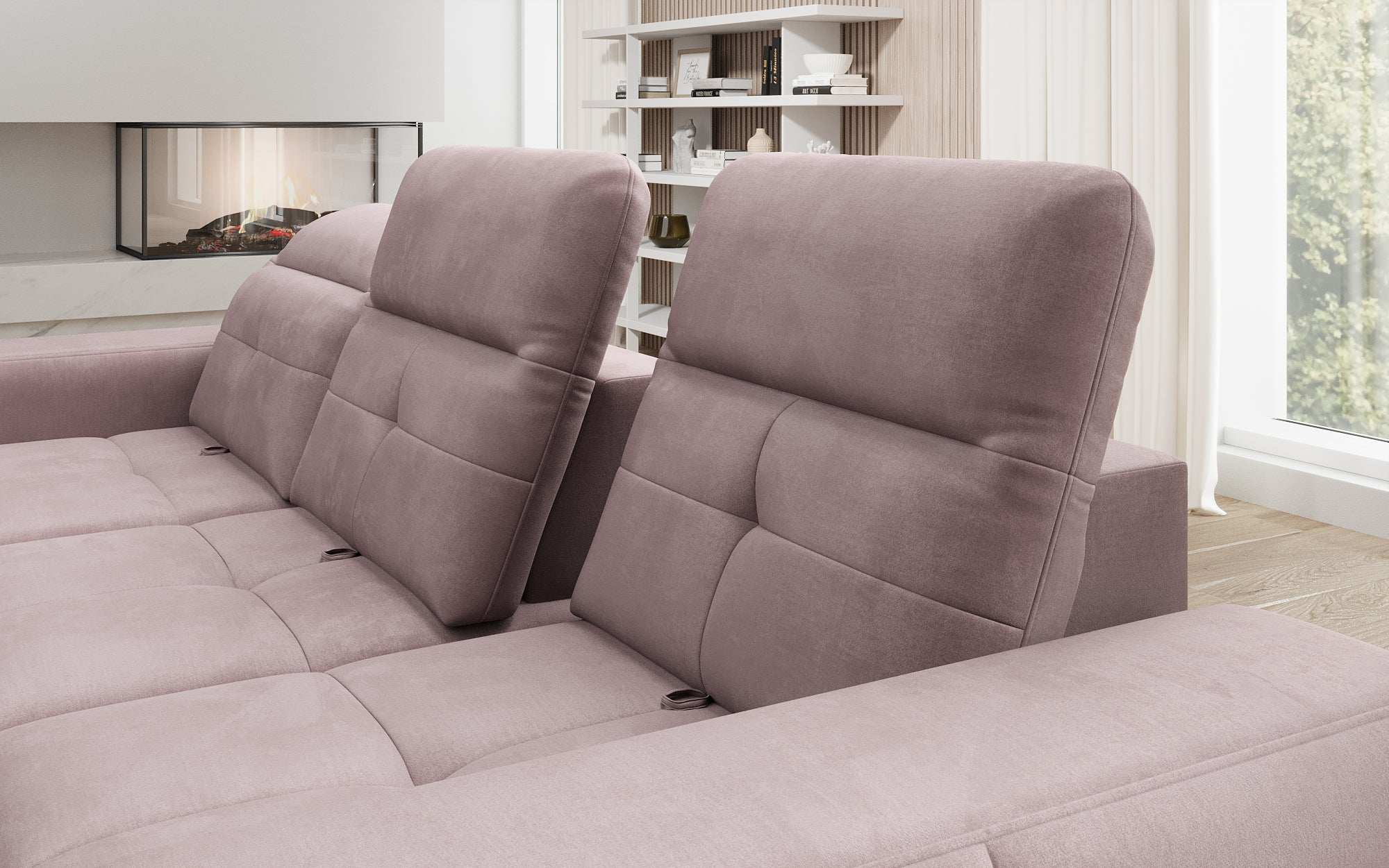 Designer Sofa Terina inkl. Beistellhocker