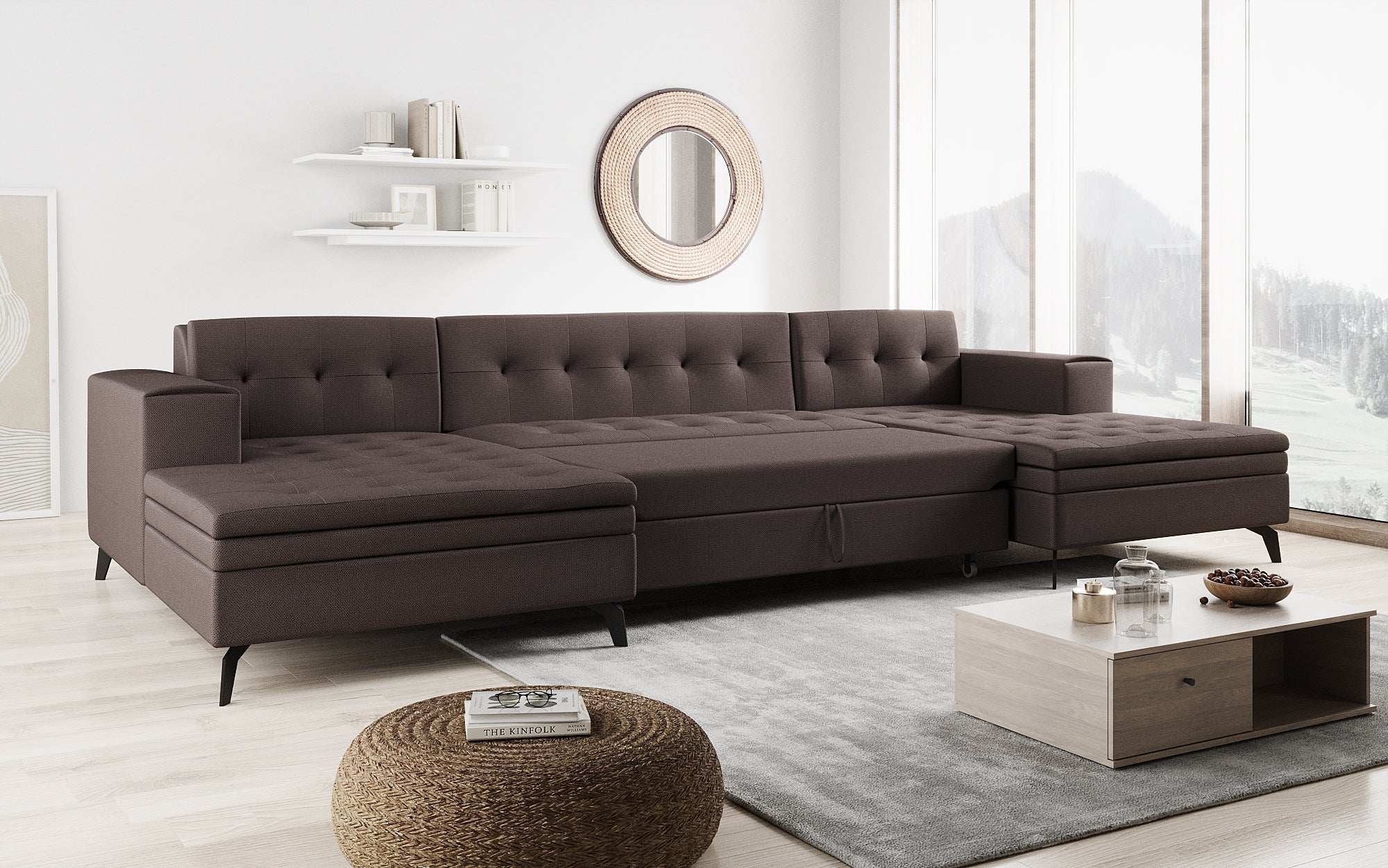 Designer Sofa Vivana mit Schlaffunktion