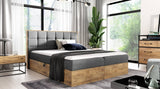 Designer Holzbett Kinea mit Stauraum - Luxusbetten24