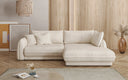 Designer Ecksofa Mojave II Stoff mit Schlaffunktion und Stauraum