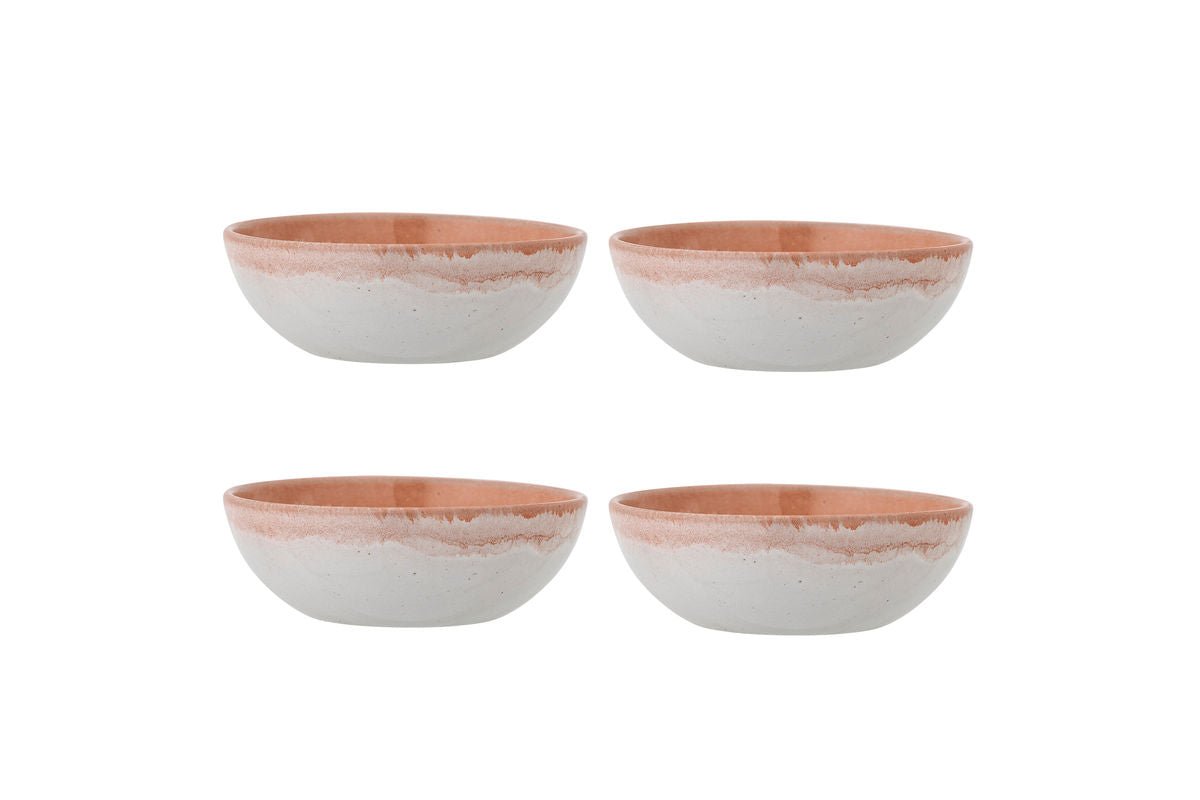 Schale Kelo – aus Steingut gefertigt - 4er Set