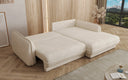 Designer Ecksofa Mojave II Stoff mit Schlaffunktion und Stauraum