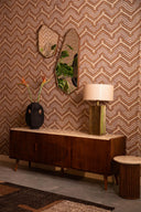 Side table Ilvian – made of Wood in Beige