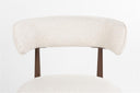 Dining chair Stanley set of 2 – made of bouclé in Beige