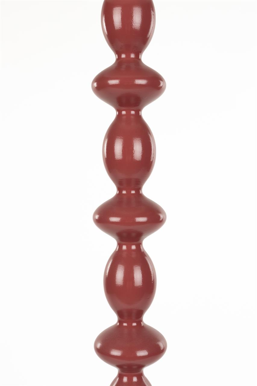 Floor lamp Pim – made of iron in Red