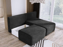 Designer Ecksofa Tilia Cord mit Schlaffunktion und Stauraum