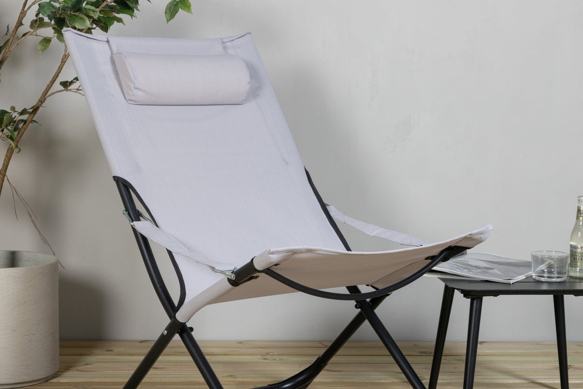 2-piece set - Zephyr sun lounger made of aluminum/polyester