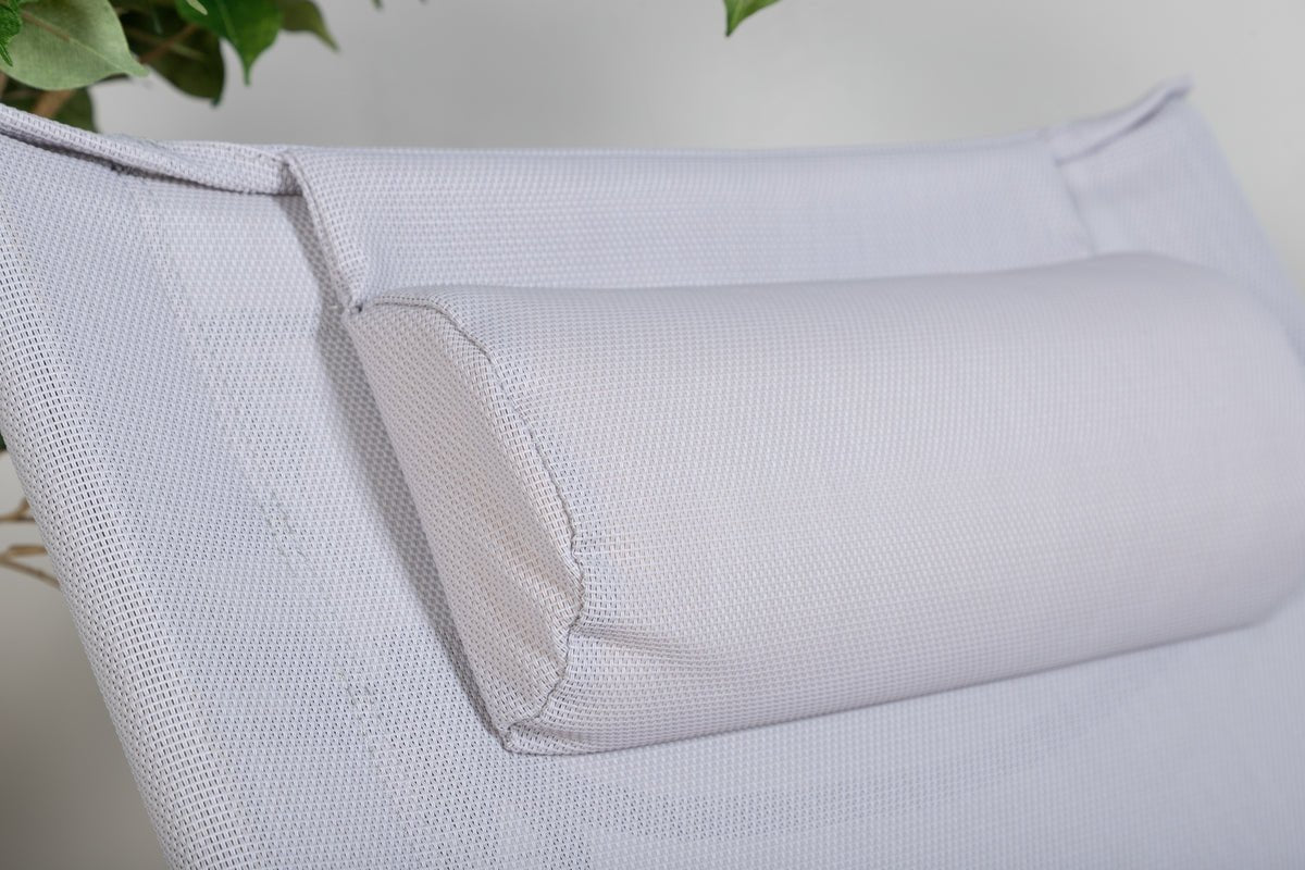 2-piece set - Zephyr sun lounger made of aluminum/polyester