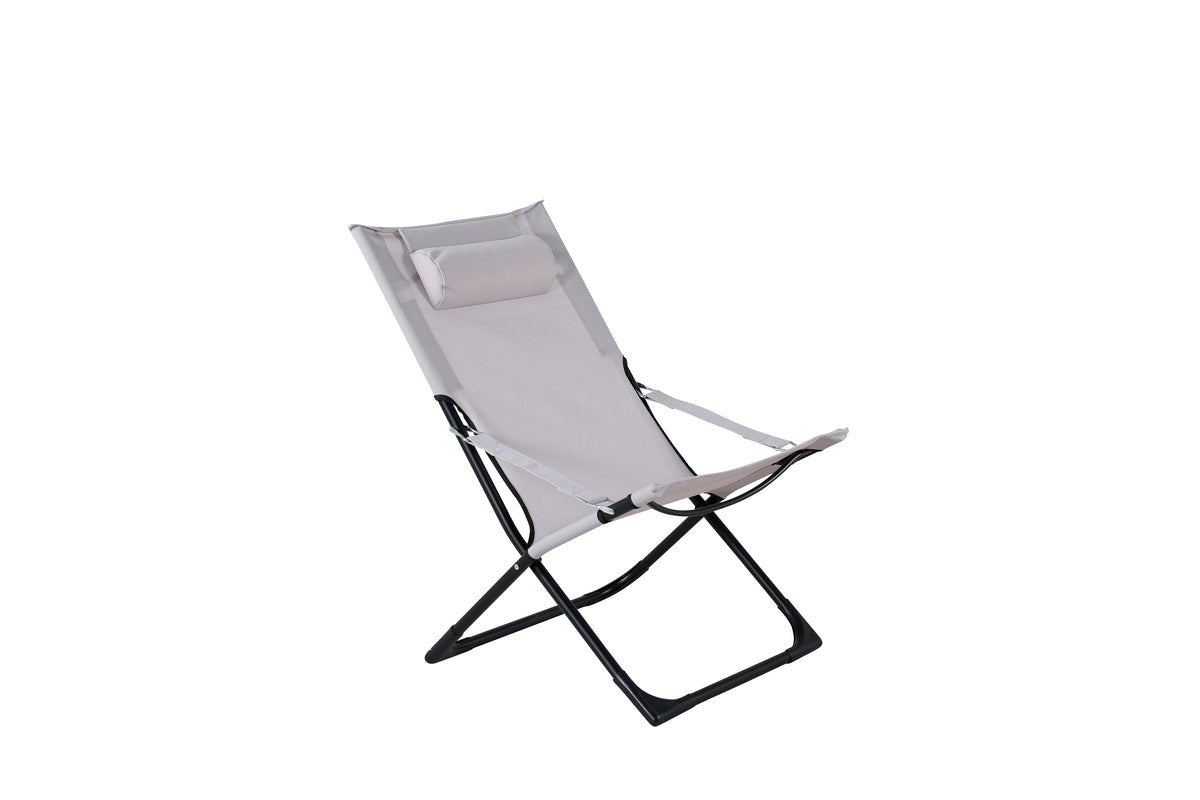 2-piece set - Zephyr sun lounger made of aluminum/polyester