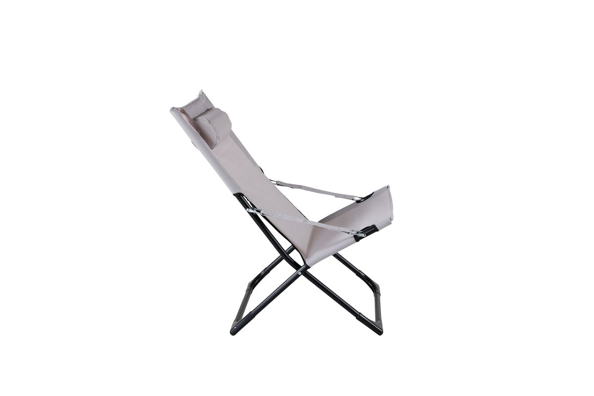 2-piece set - Zephyr sun lounger made of aluminum/polyester