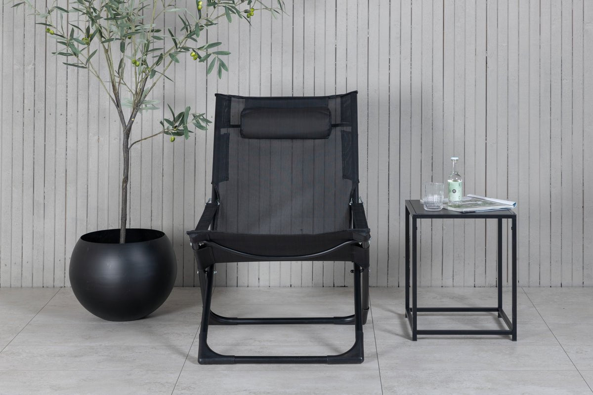 2-piece set - Zephyr sun lounger made of aluminum/polyester