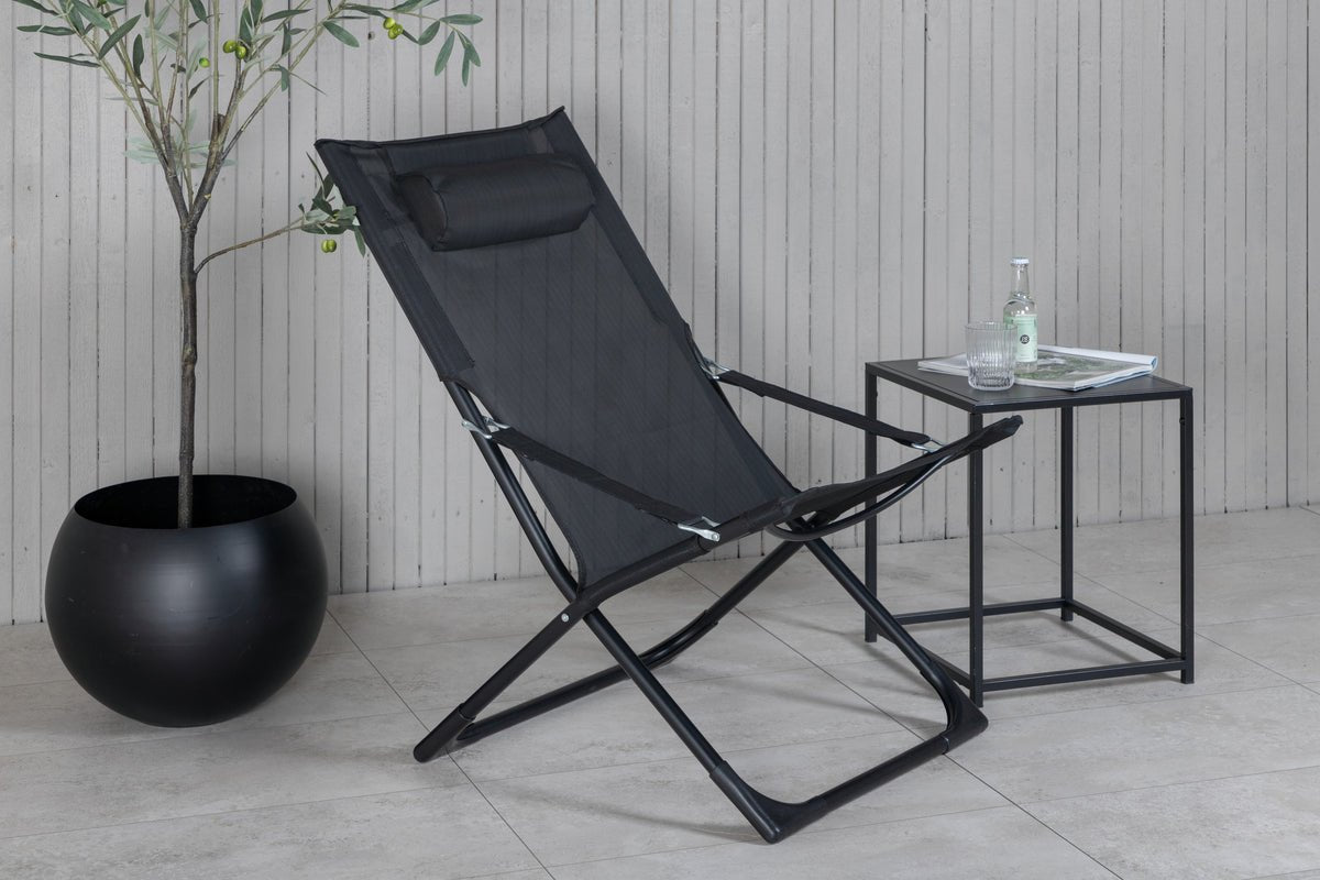 2-piece set - Zephyr sun lounger made of aluminum/polyester