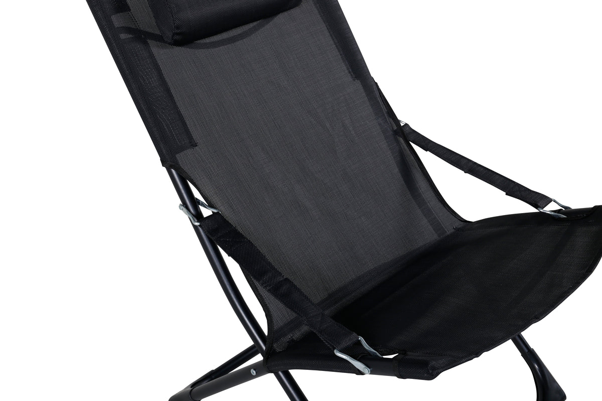 2-piece set - Zephyr sun lounger made of aluminum/polyester