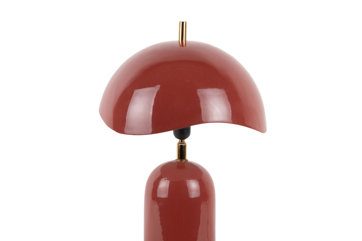 Table Lamp Madeira - Designer Light Made of Iron with Wave Shade