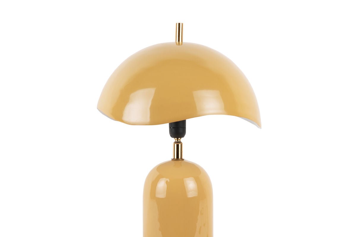 Table Lamp Madeira - Designer Light Made of Iron with Wave Shade