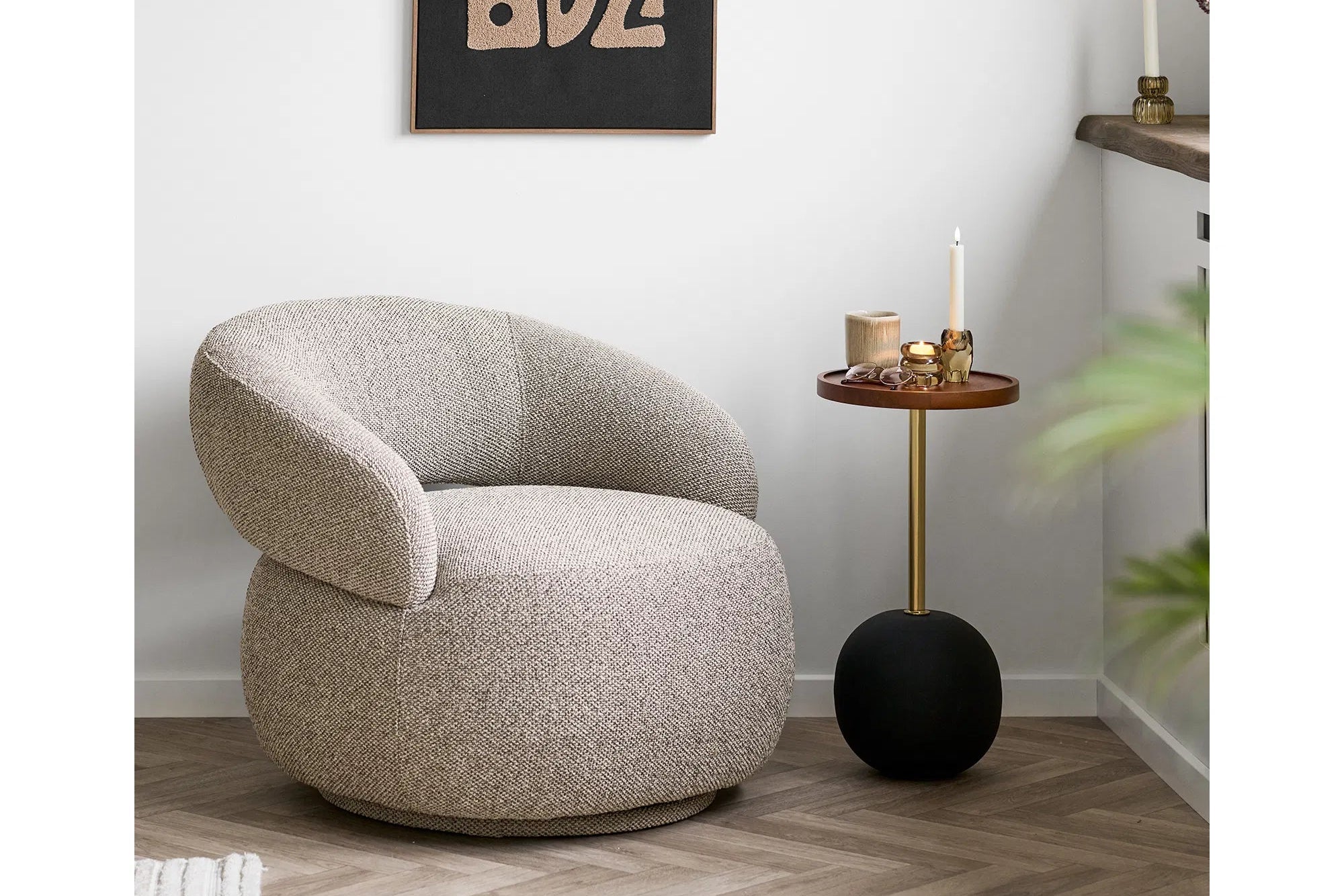 Lounge Sessel Skandorin - Sand